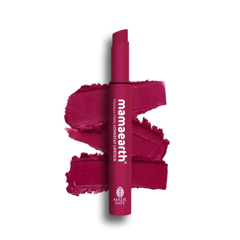 Batom MAMAEARTH Moisture Matte Berrylicious Magenta 2g