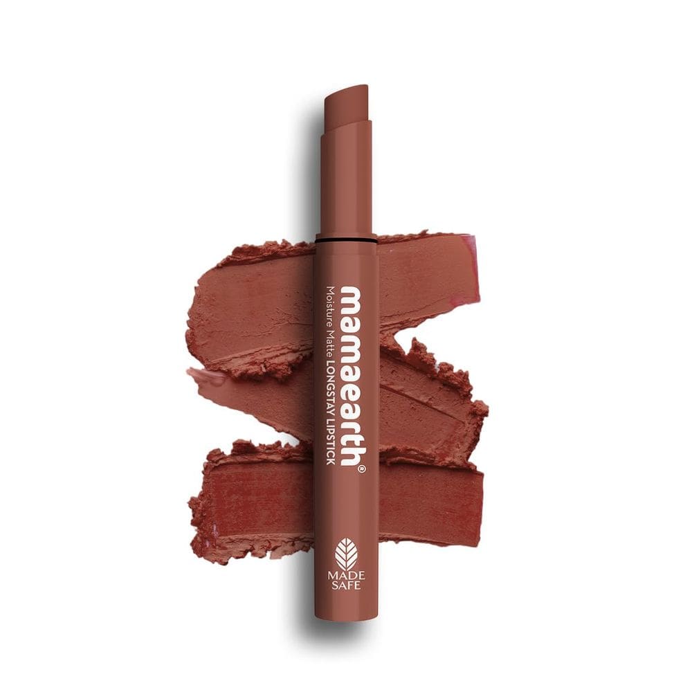 Batom Mamaearth Moisture Matte 05 Espresso Brown 2g
