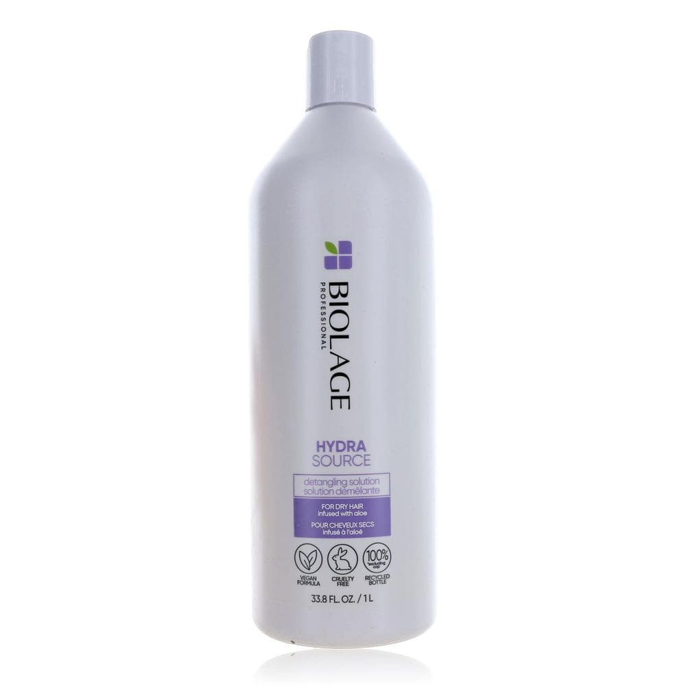 Solução desembaraçante Biolage Hydra Source 1L para cabelos secos