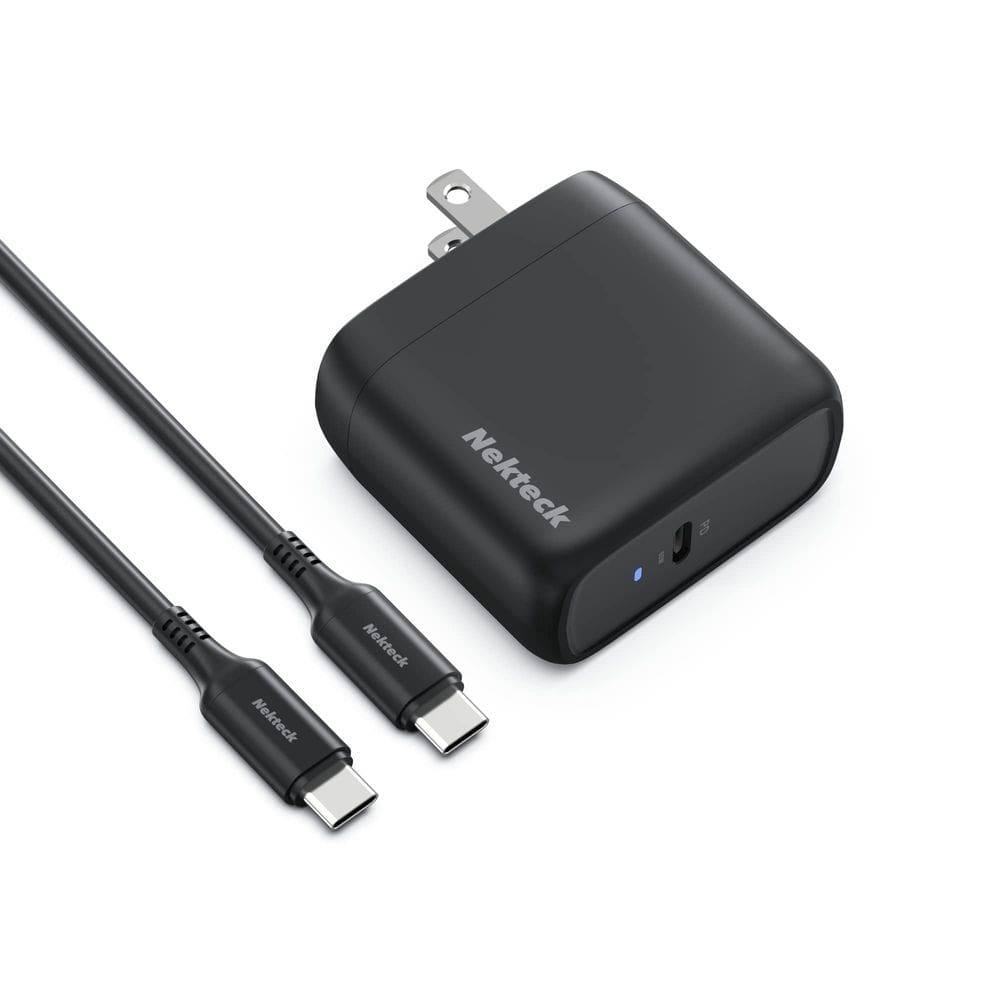 Carregador Nekteck 65W USB C GaN II PD 3.0 PPS com cabo de 2 m