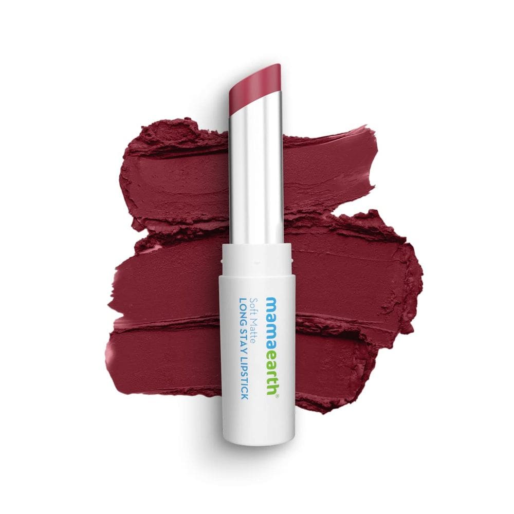 Batom MAMAEARTH Soft Matte Long Stay 03 Vinho de Uva 3,5 g