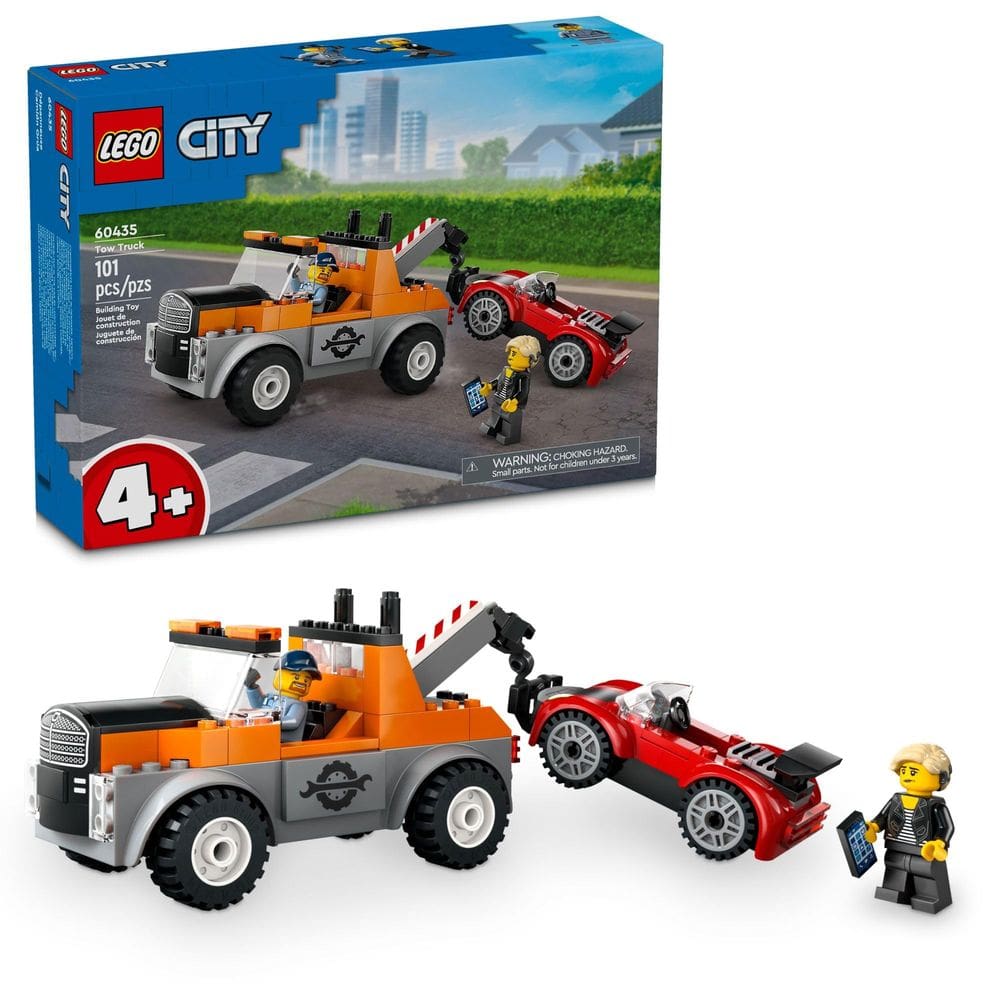 Conjunto de construção LEGO City Tow Truck and Sports Car Repair 60435