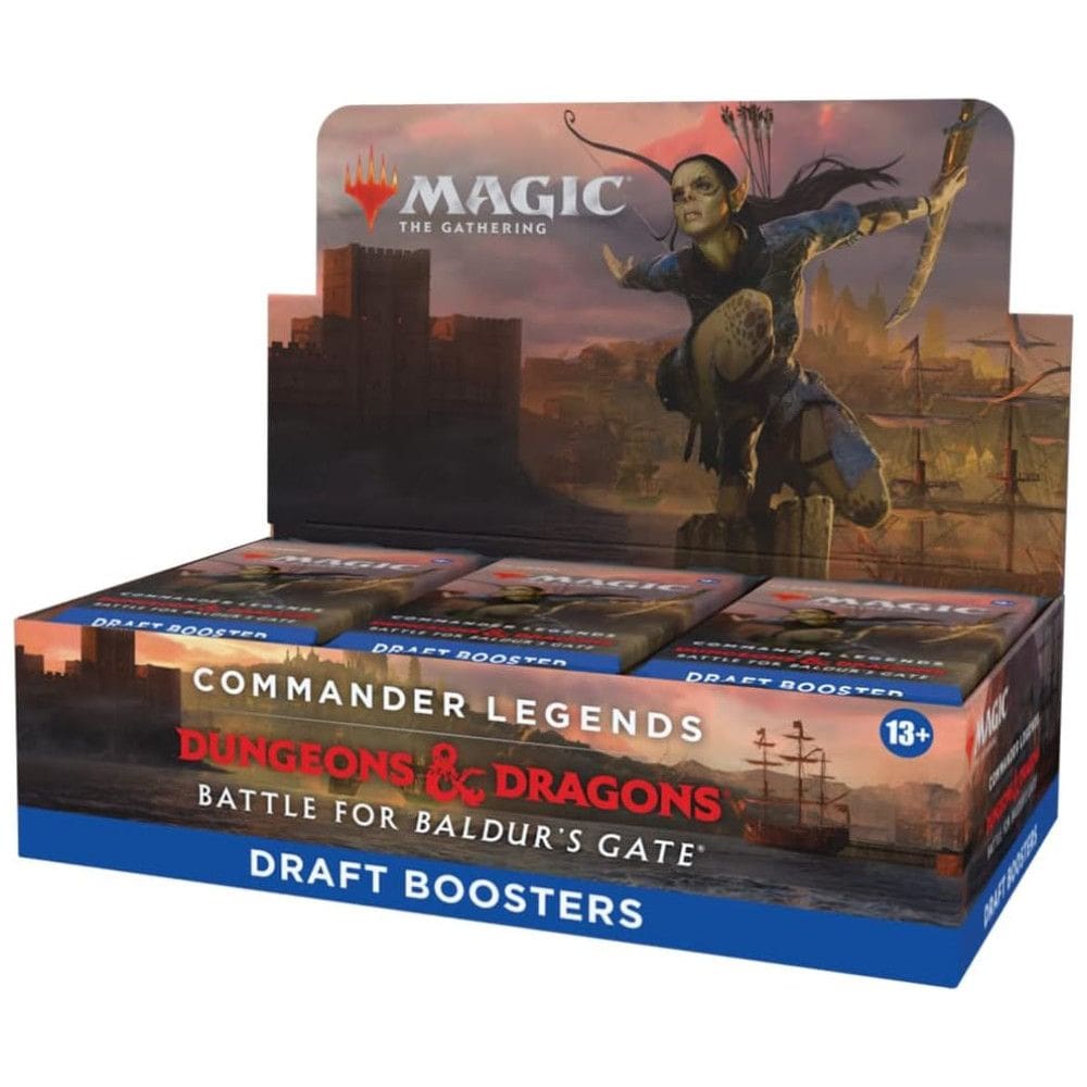 Magi The Gathering Commander Legends Batalha por Baldur`s Gate Caixa de Boosters de Draft 480 Cartas