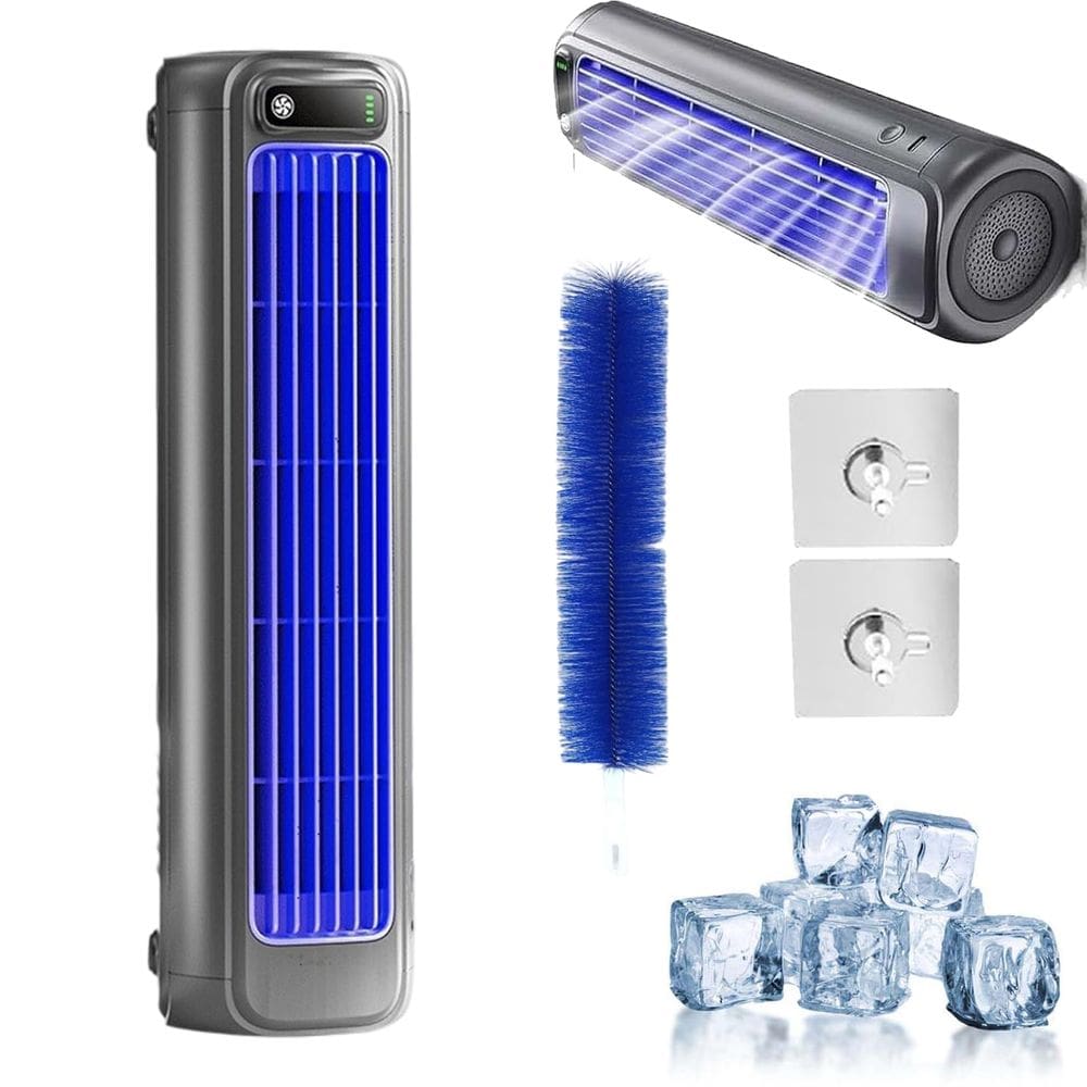 Refrigerador de ar Brizac Brizaacstore Qinux Brizaac 2025 600g cinza