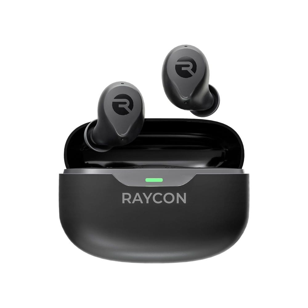 Fones de ouvido sem fio Raycon Everyday 2024 com 32h Playtime Black