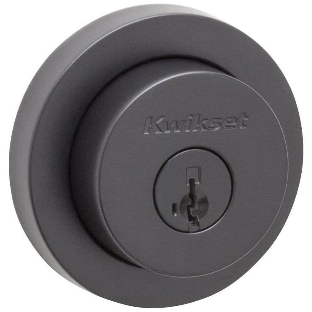 Lock Kwikset 158RDT-S.STRKP Milan Monocilindro Preto Fosco
