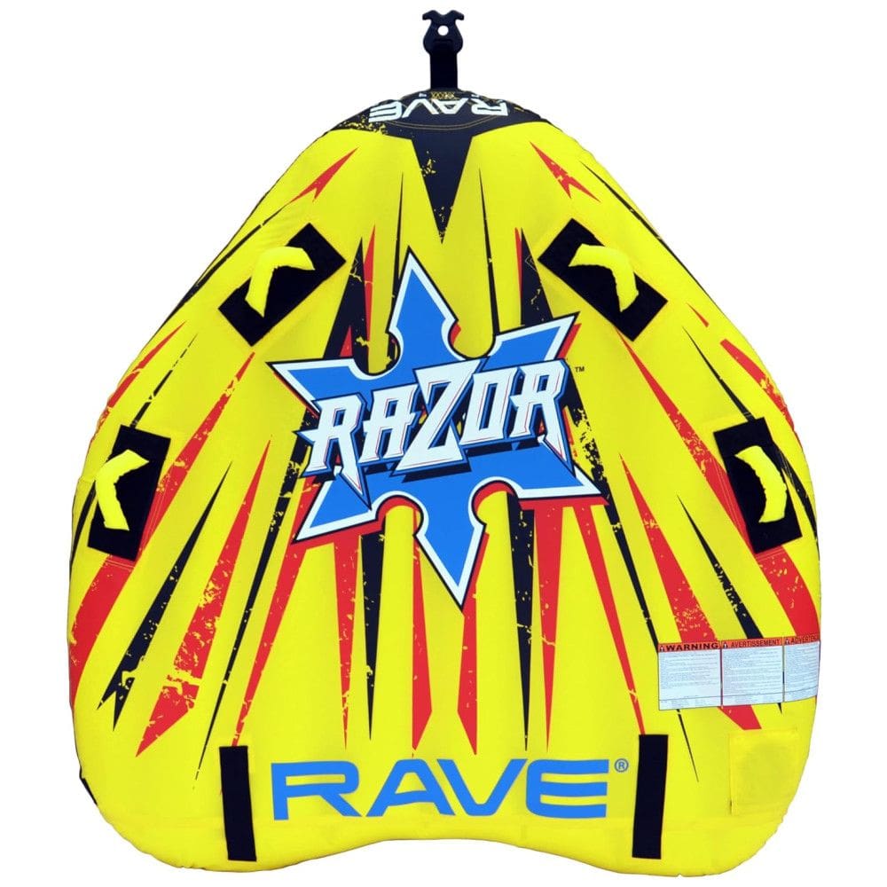 Boia Rebocável Inflável Para 2 Pessoas, Resistente, RAVE SPORTS 02265, Amarelo