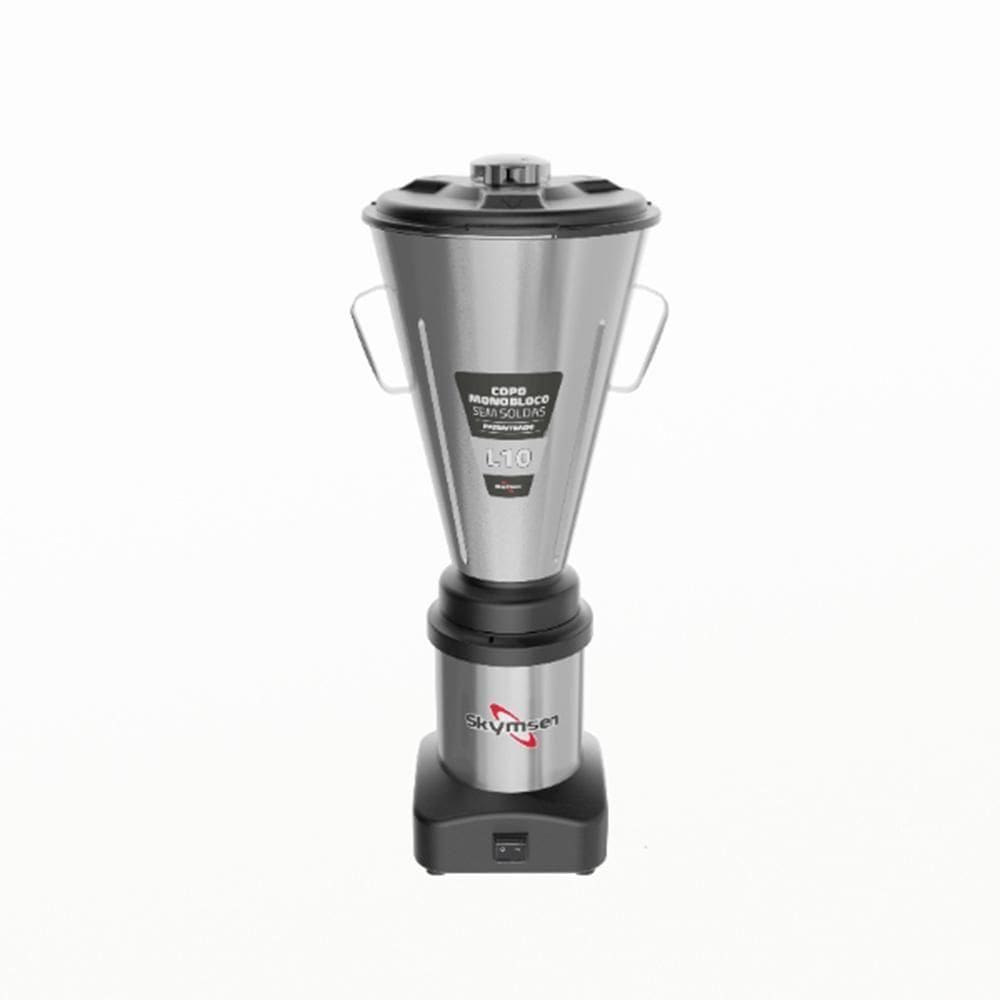 Liquidificador Industrial Monobloco Skymsen Inox 10L Baixa Rotação 0,5cv L10 70983.2 Bivolt