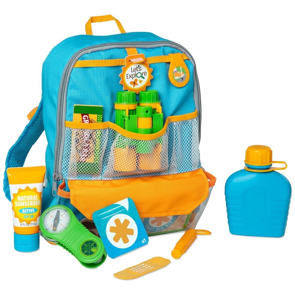Mochila Infantil para Aventuras com 23 Peças para Crianças Acima de 3 Anos, Melissa & Doug