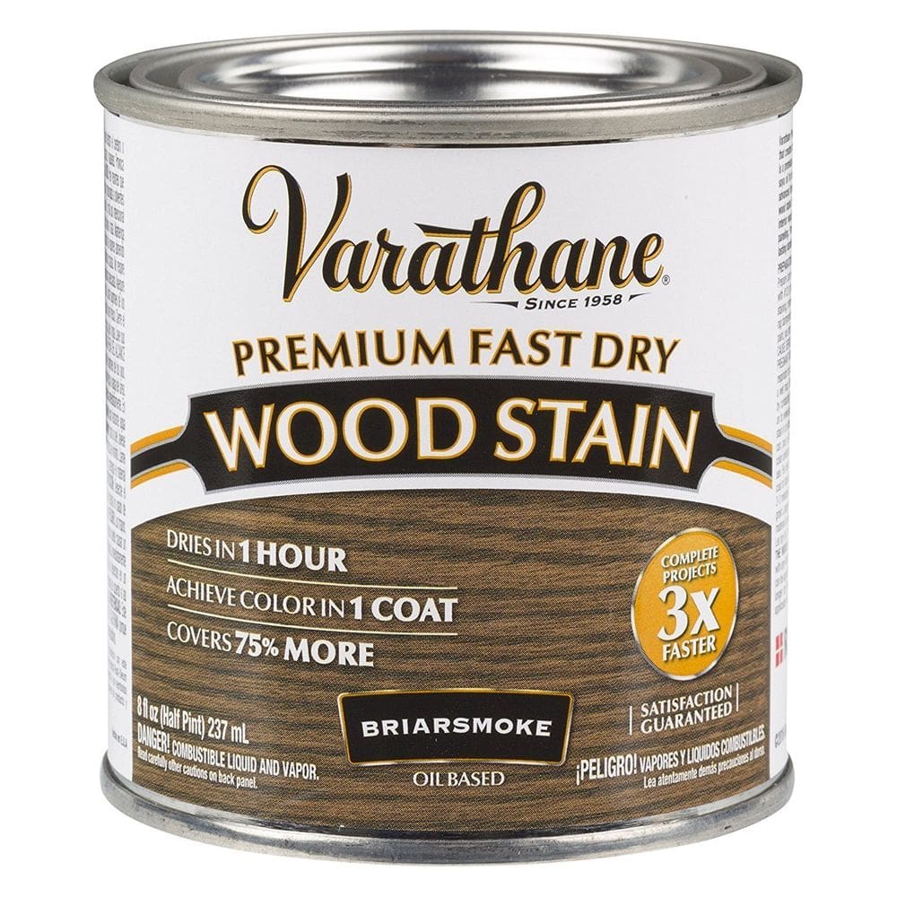 Wood Stain Varathane Premium Fast Dry Half Pint Briarsmoke