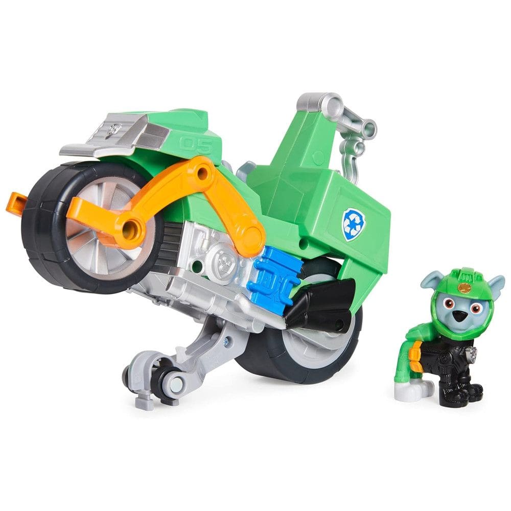 Moto Pups Rochoso com Cavalinho e Figura para Crianças Acima de 3 Anos, Patrulha Canina