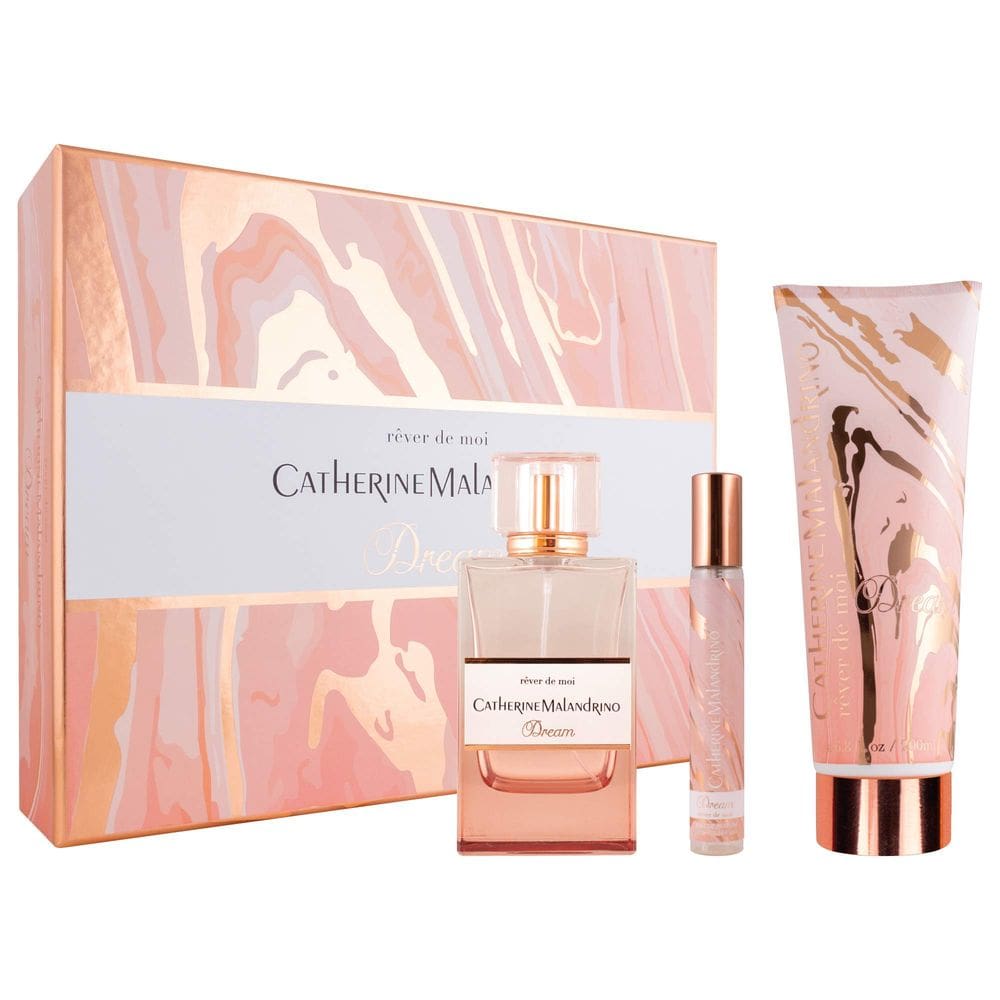 Conjunto de 3 peças Perfume Catherine Malandrino Dream Eau de Parfum