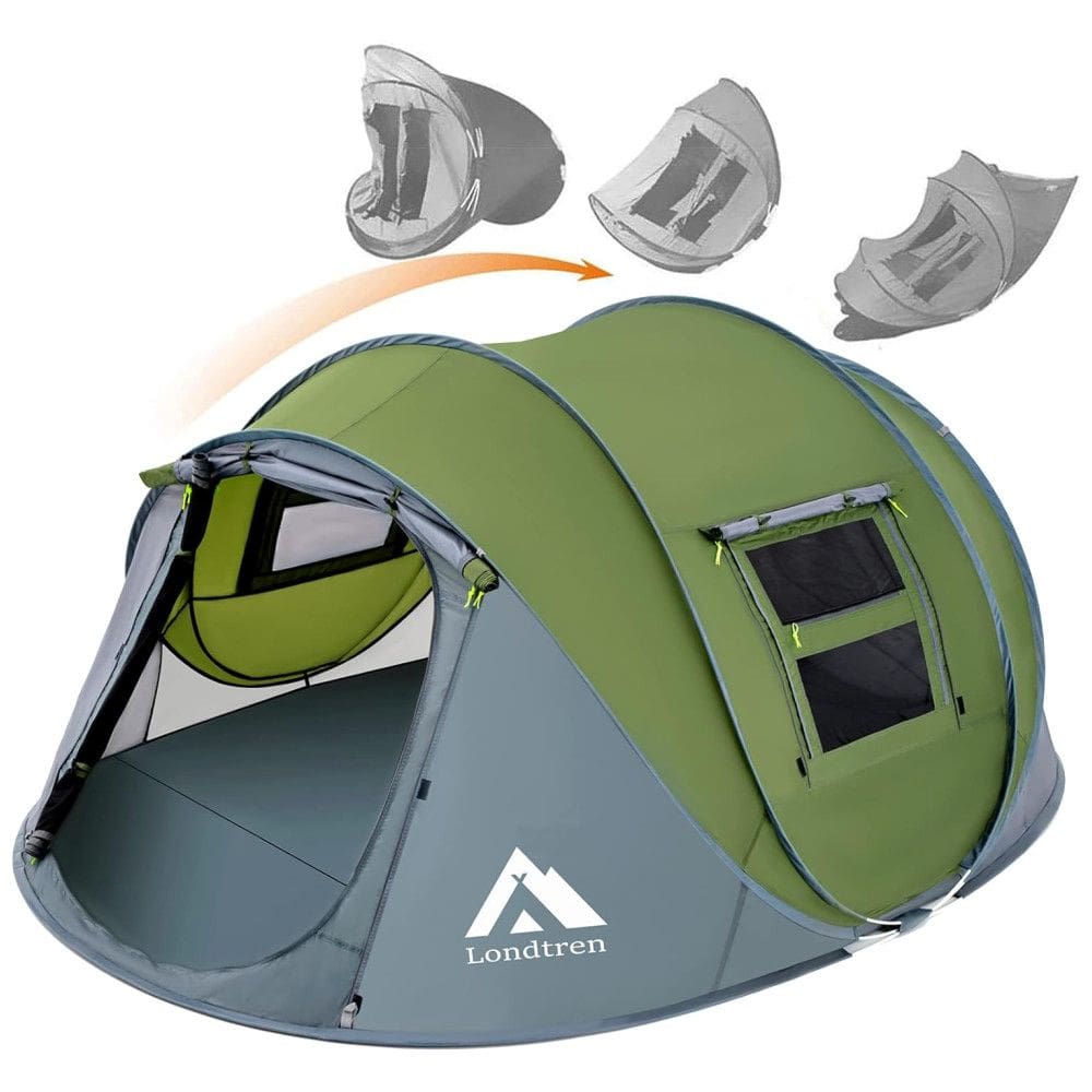 Barraca Suspensa Portátil para Acampamento, Camping, LONDTREN, Verde