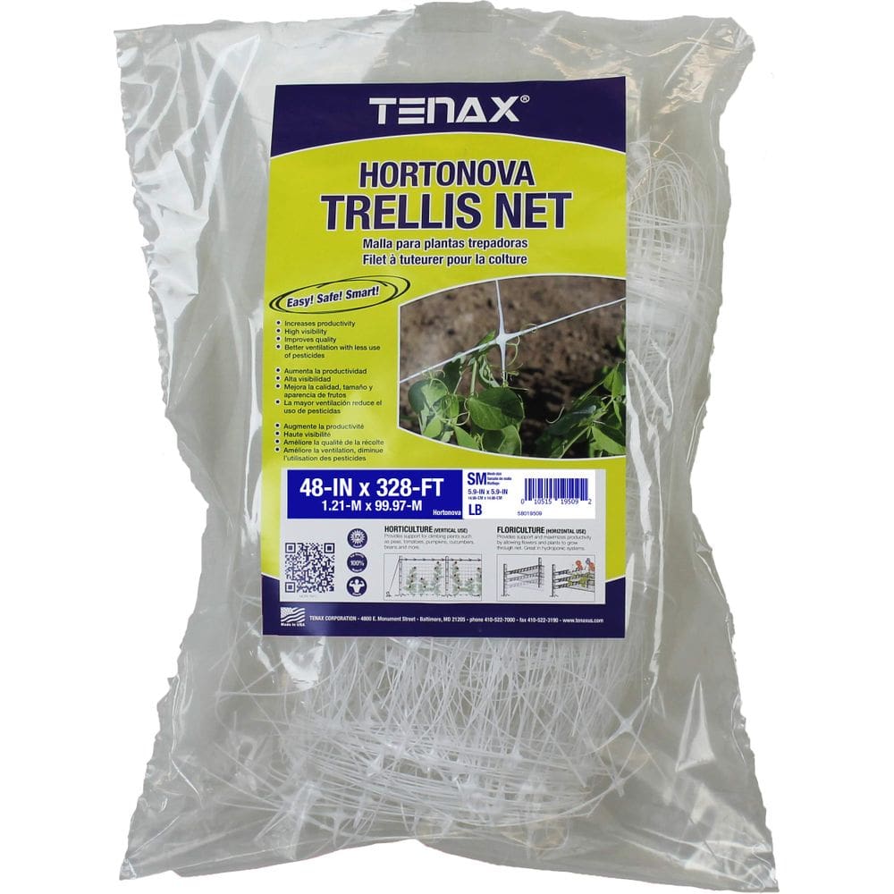Rede de suporte de plantas Tenax Hortonova 1,2 m x 100 m