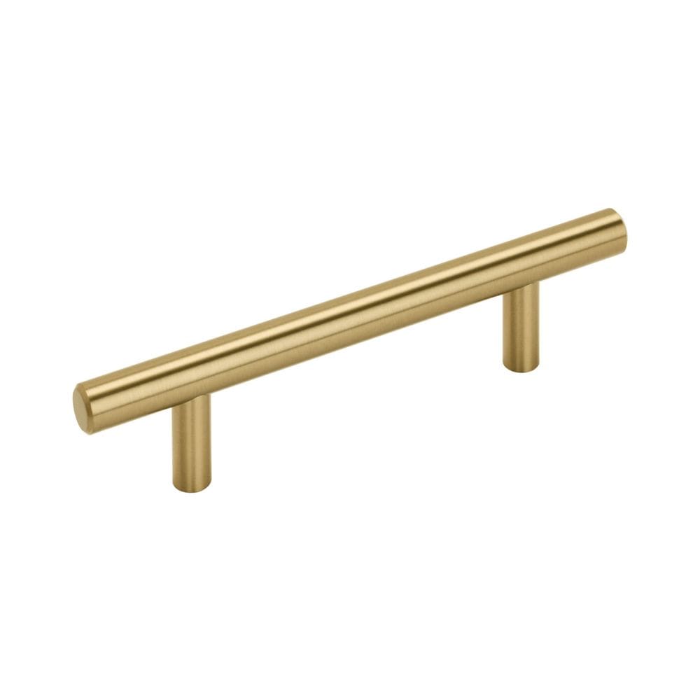 Barra central Cabinet Pull Amerock Champagne Bronze de 9,6 cm
