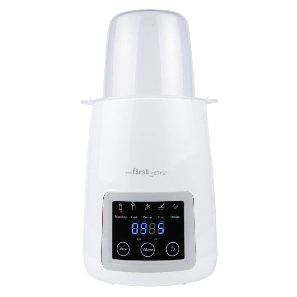 The First Aquecedor de Mamadeira 2 em 1, Aquece e Esteriliza, Tamanho Padrão, 3 Peças, Branco