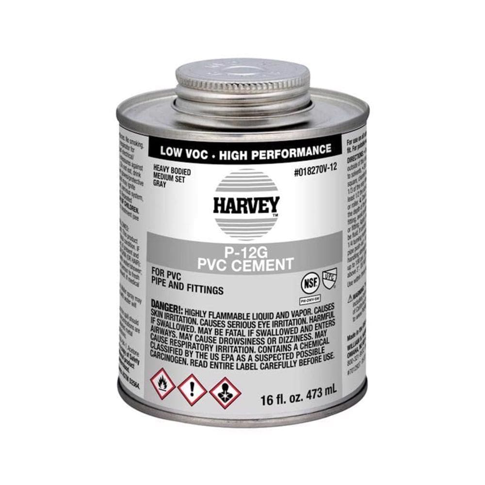 Cimento Oatey Harvey HV PVC Cinza 473ml