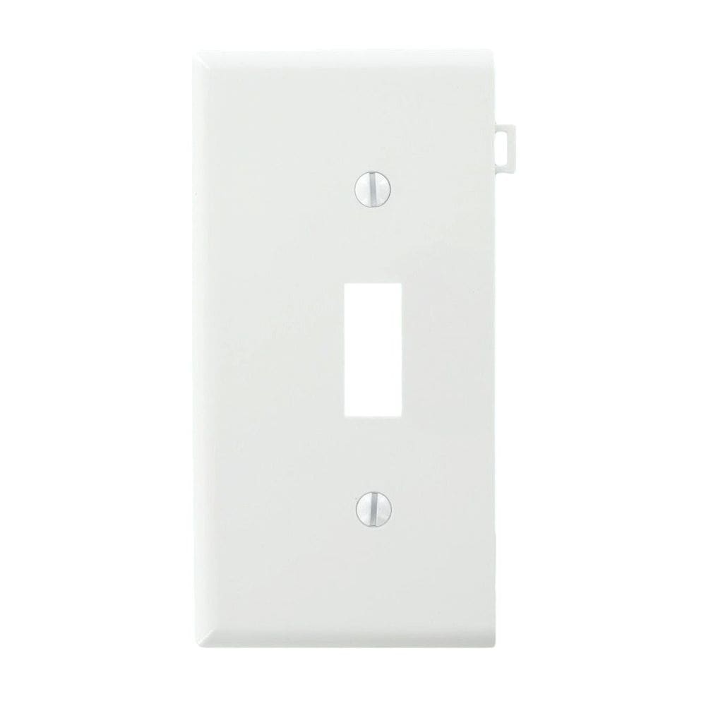 Wallplate Leviton 1-Gang Toggle Device Switch PSE1-W branco