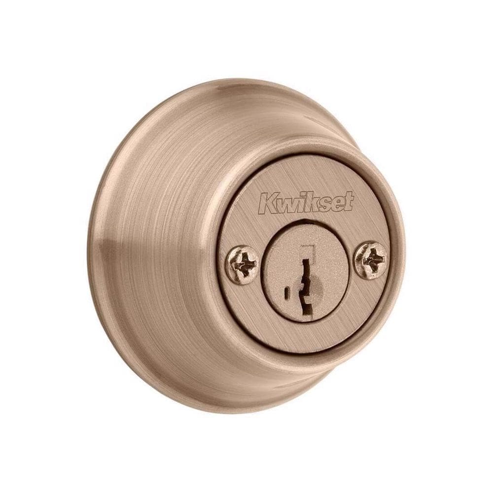 Fechadura de latão antiga Lock Kwikset SmartKey Security