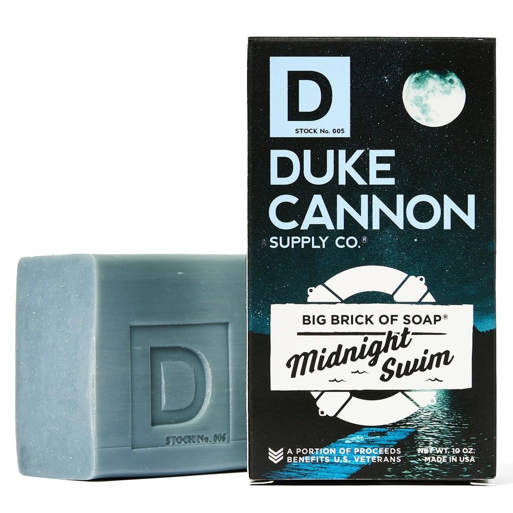 Sabonete masculino Duke Cannon Big Brick Midnight Swim 280g
