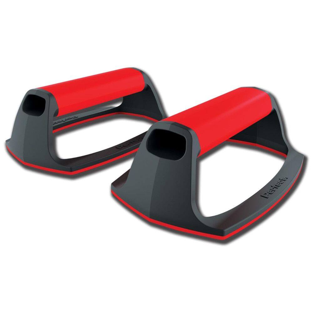 Barra de Apoio para Flexão Multifuncional e Ergonômica, PERFECT FITNESS, Vermelho