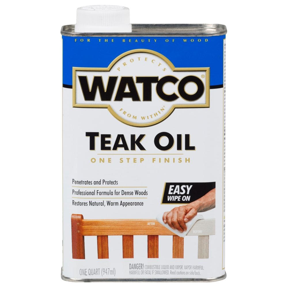 Acabamento em óleo de teca Watco A67141 para interior/exterior 1L