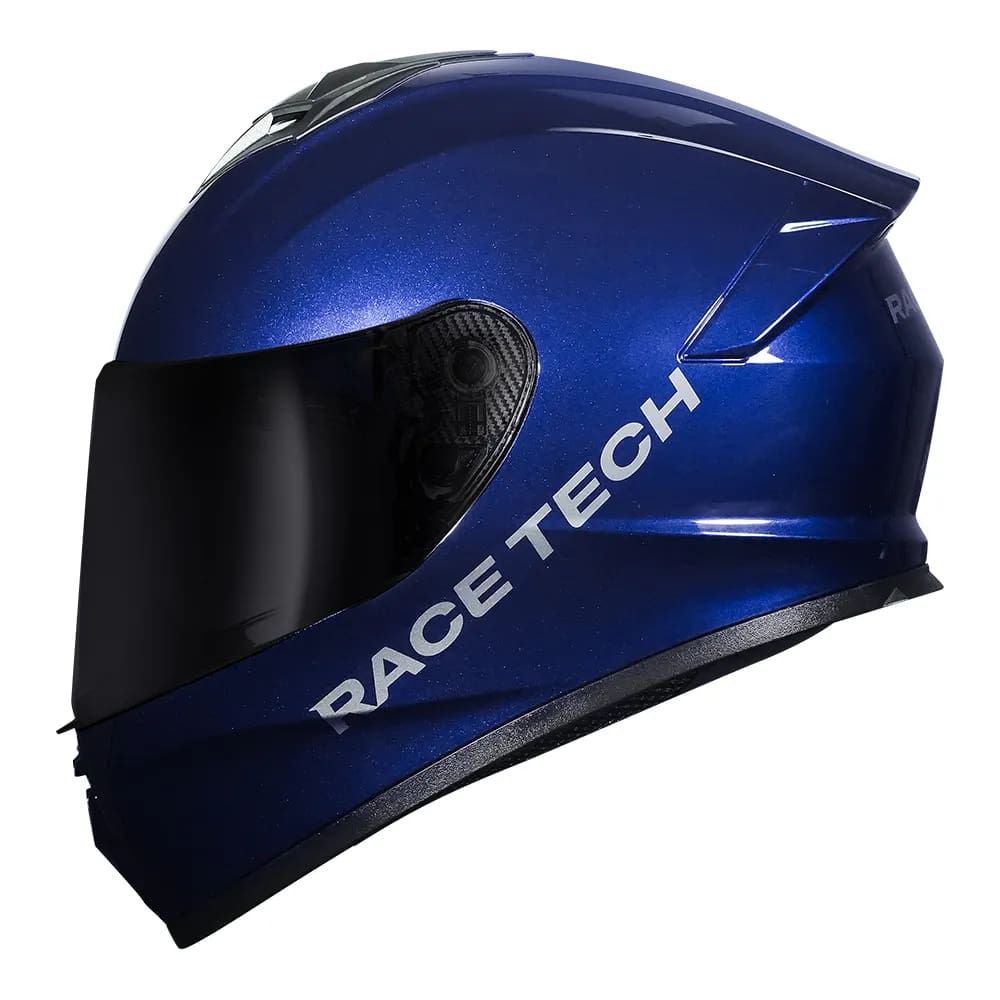 Capacete Race Tech Hit Monocolor Azul