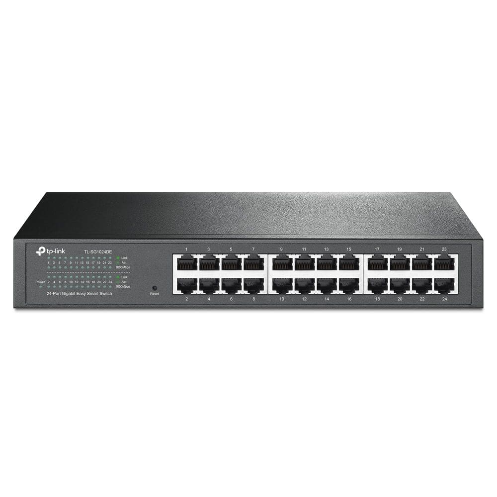 Switch Gigabit TP-Link TL-SG1024DE de 24 portas, fácil de gerenciar