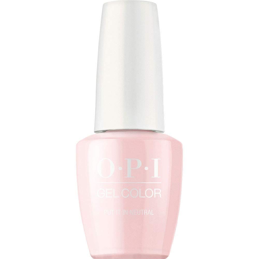 Esmalte de unhas OPI GelColor, coloque-o em tons suaves neutros de 15 mL