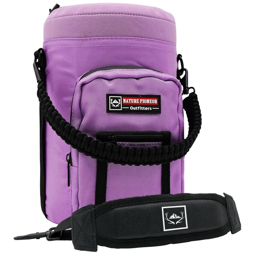 Bolsa Térmica para Garrafa 3L com Alça para Transporte e Bolsos, Garrafa não incluída, NATURE PIONEOR, Rosa