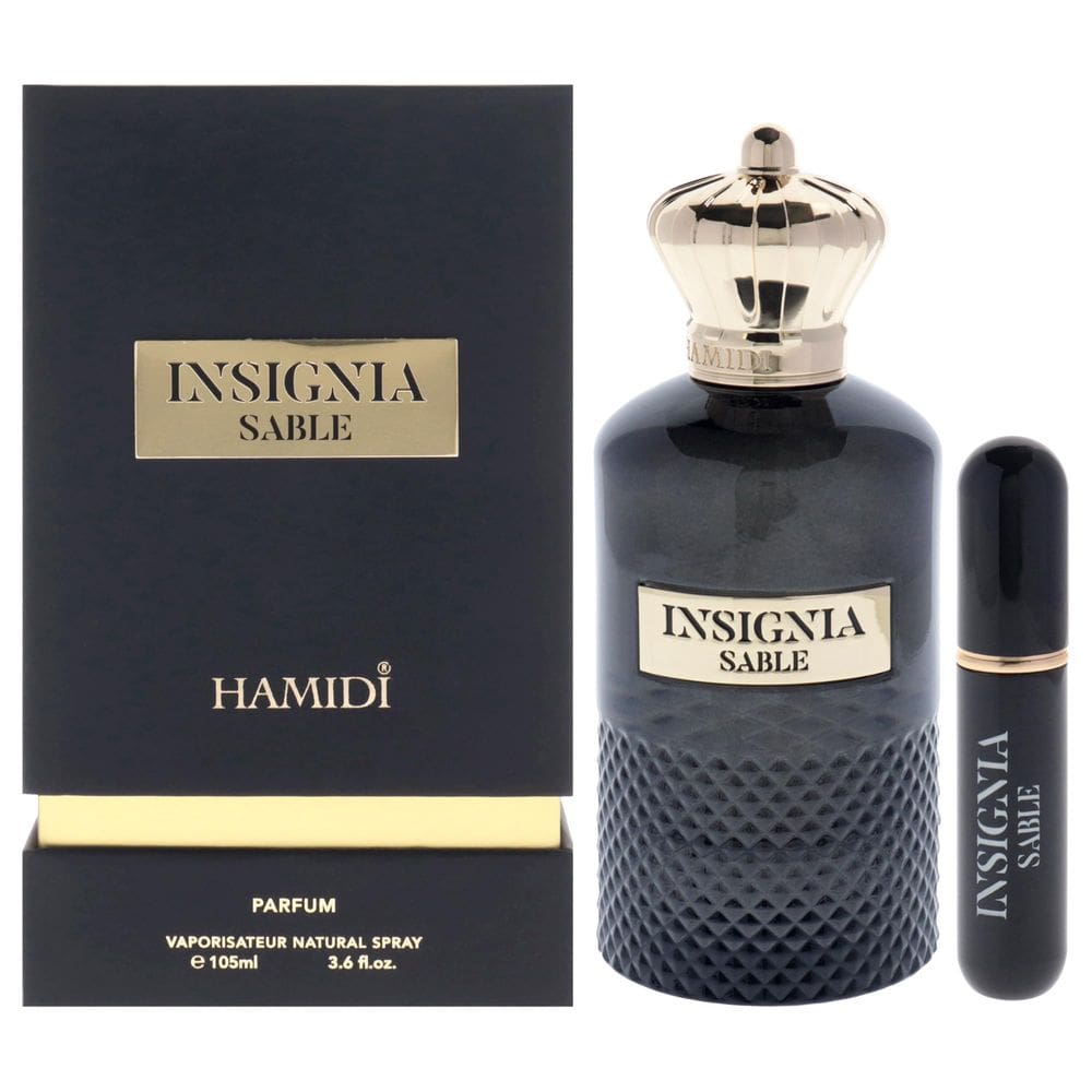 Perfume Hamidi Insignia Sable para homens 100ml em spray de perfume