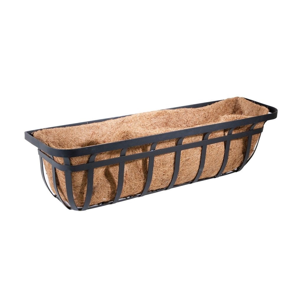 Plantador Panacea 88558 Ferro Plano 91cm Aço Preto
