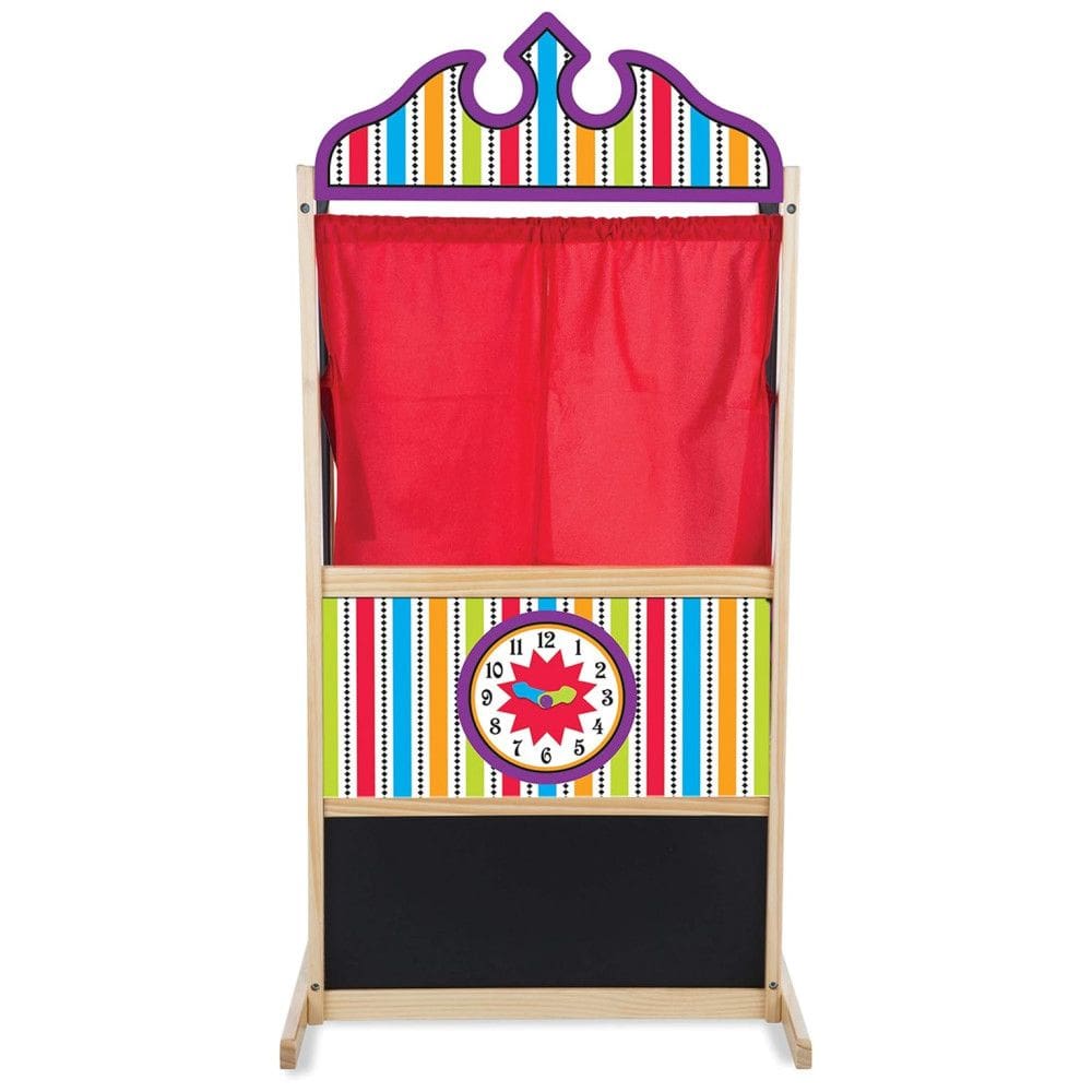 Teatro em Madeira Resistente para Marionetes, Ideal para Crianças, Melissa & Doug