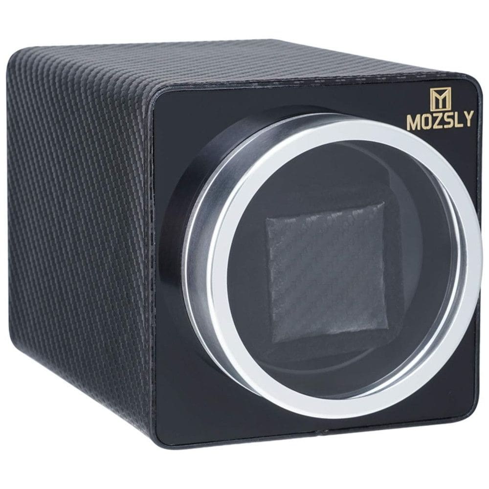 Caixa, Estojo Rotativo tomático para Relógios, 1 Lugar, MOZSLY AU dan 001 CFBN, Preto