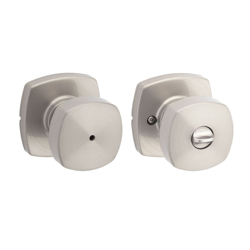 Maçaneta de porta Kwikset Arroyo Interior Privacy Satin Nickel