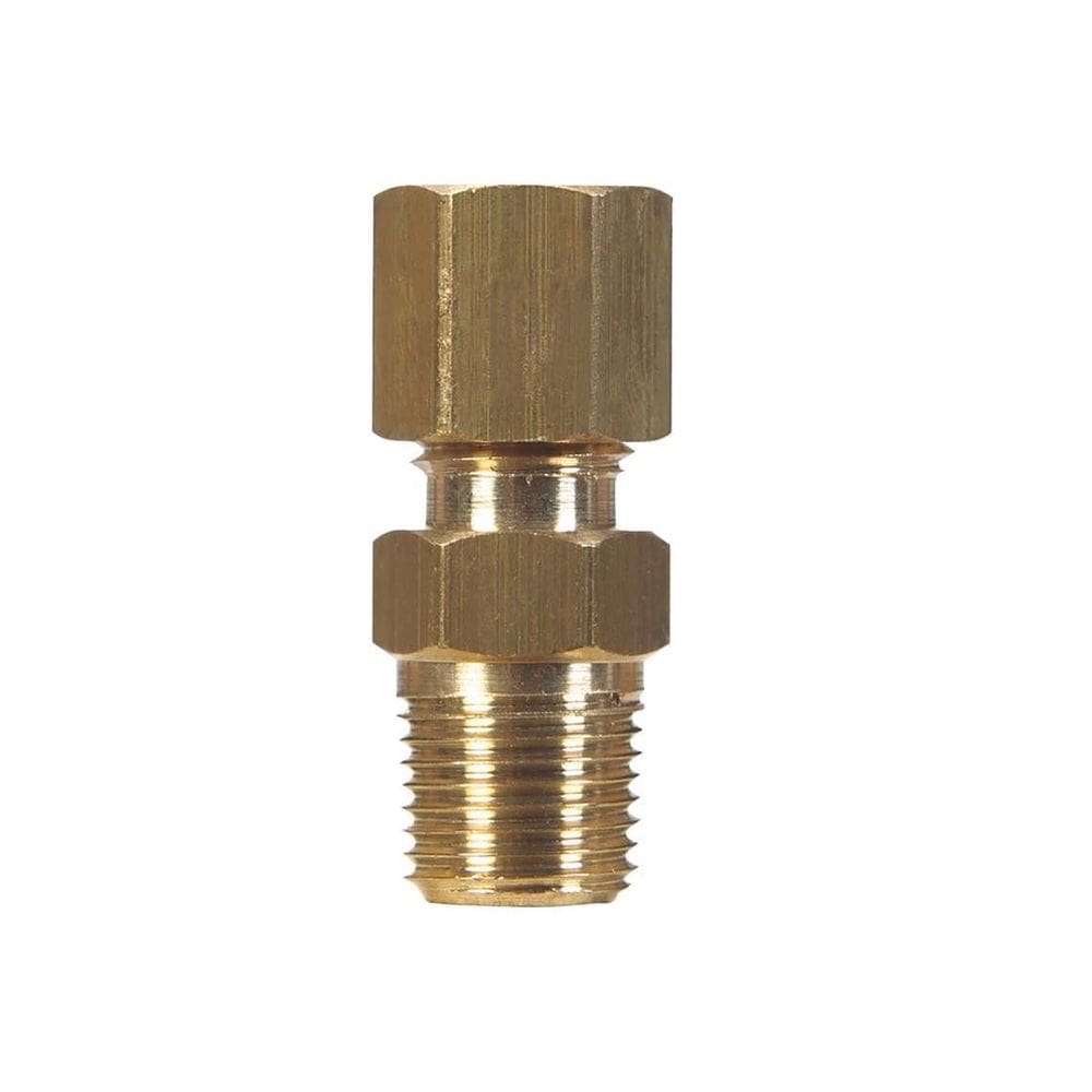 Conector de latão HOMEPLUS+ 1/2” de compressão x 3/8” macho