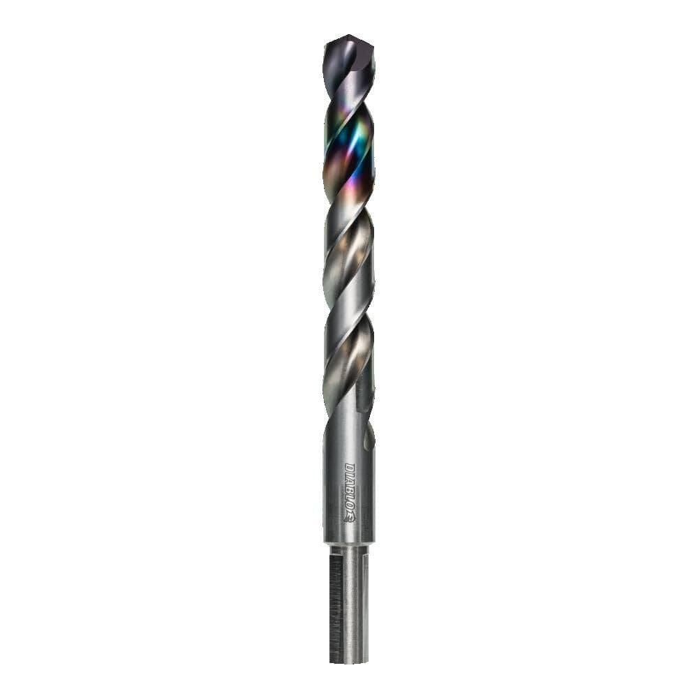 Broca Diablo de 12,3 mm de diámetro y 15 cm de longitud para metal y acero