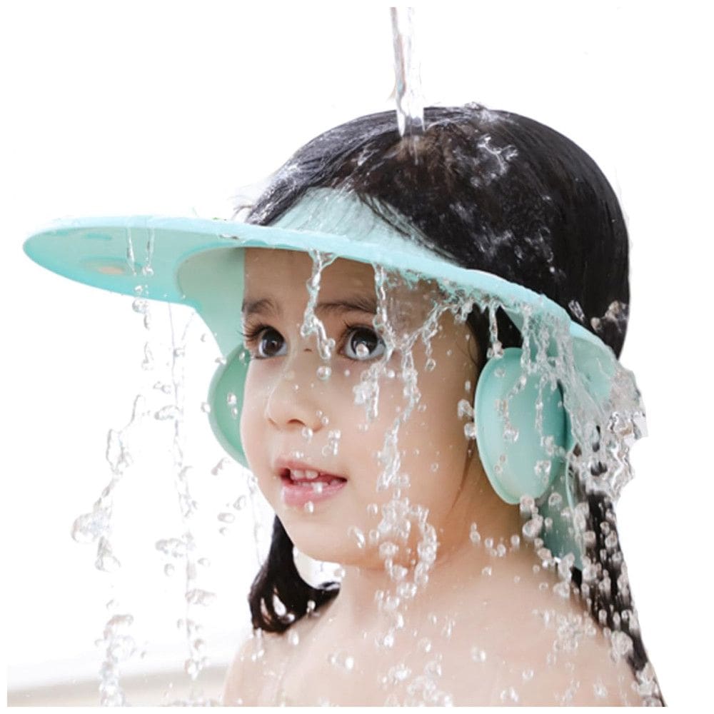 Chápeu Viseira Infantil Protetor de Olhos Hora do Banho, AMTOOCH, Azul