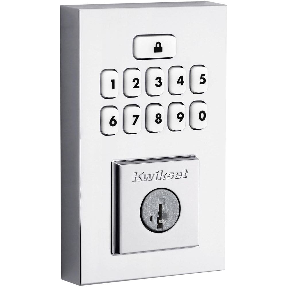 Cerradura Kwikset 9260CNT-26S Teclado SmartCode en Cromo Brillante