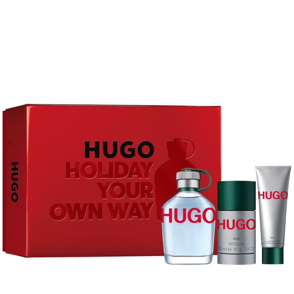 Conjunto de presente Perfume Hugo Boss HUGO Man Eau de Toilette 125 ml