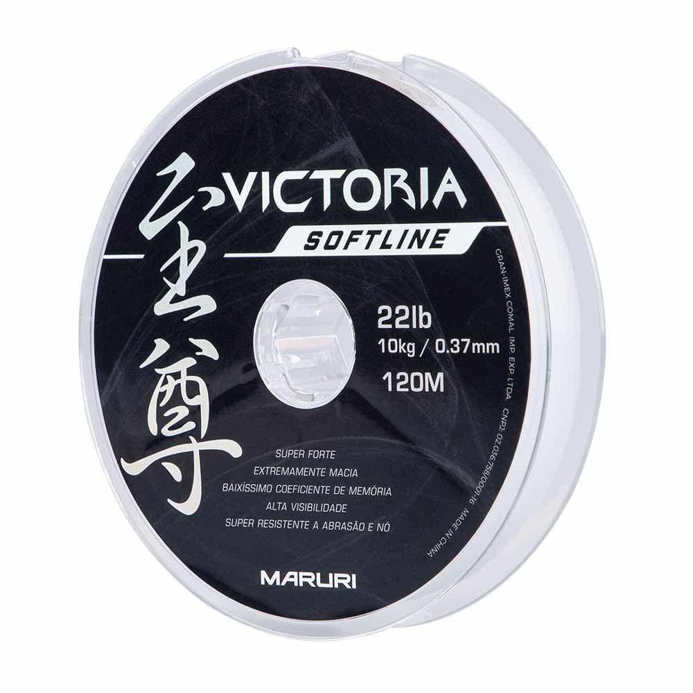 Linha De Pesca Victoria Soft Branca 120m Tamanho 0,33mm