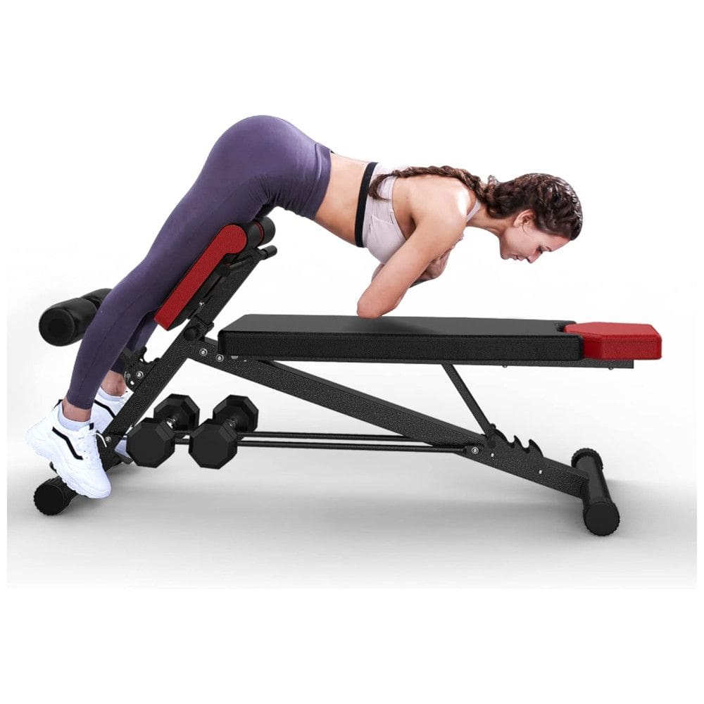 Banco Multiuso para Treino Corpo Inteiro em Casa, FF FINER FORM, Preto