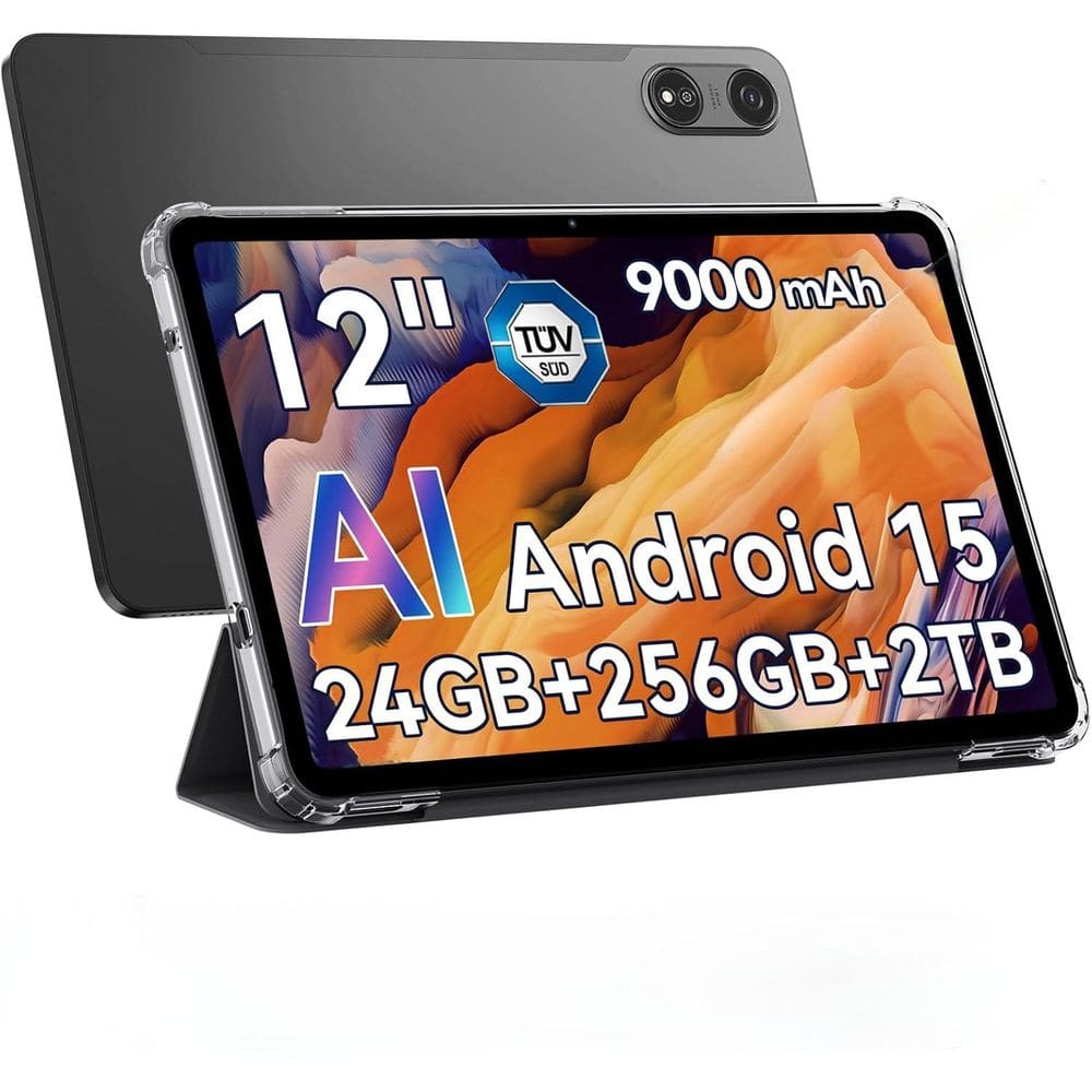 Tablet OSCAL Pad100 12 polegadas 24 GB+256 GB Android 15 9000mAh