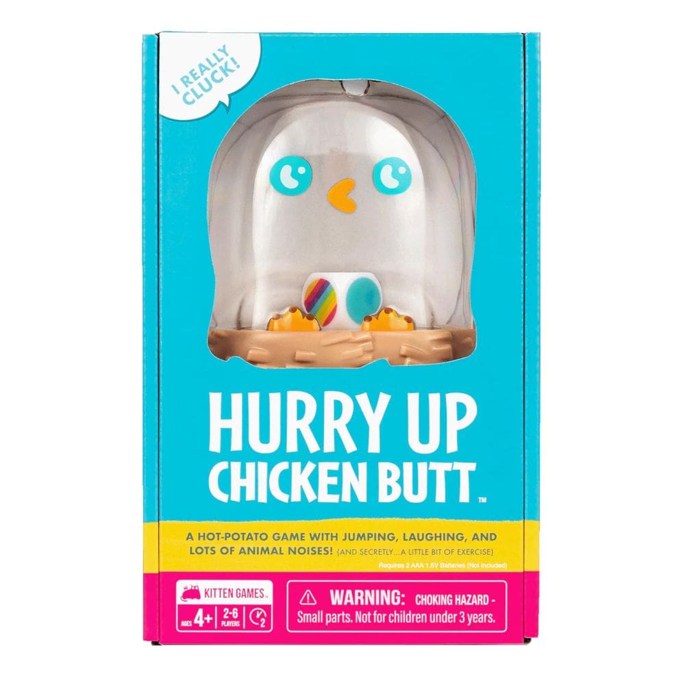 Jogo de cartas Exploding Kittens Hurry Up Chicken Butt 2-6 jogadores