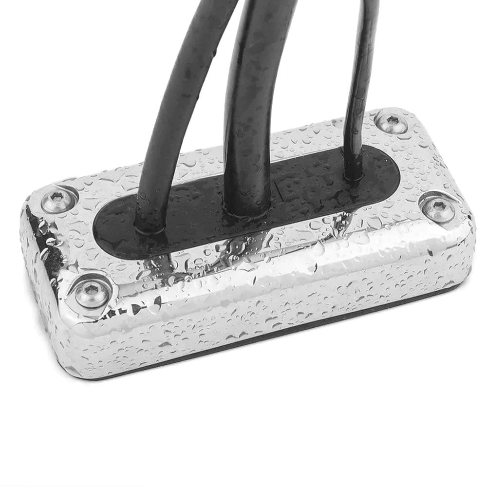 Cable Gland Seaview, retângulo com vários cabos, aço inoxidável CGM17SS