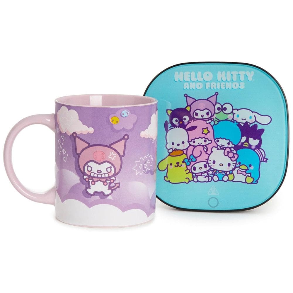 Aquecedor de Caneca, Tema Kuromi com Desligamento Automático, Inclui Caneca, 16W, Uncanny Brands, Roxo