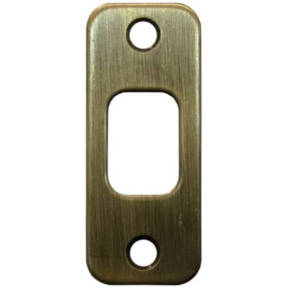 Deadbolt Strike Plate Stone Harbor Hardware, latão antigo