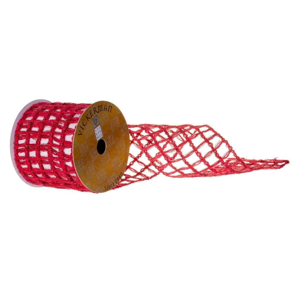 Fita Vickerman de 10 jardas e 10,2 cm de juta com fio