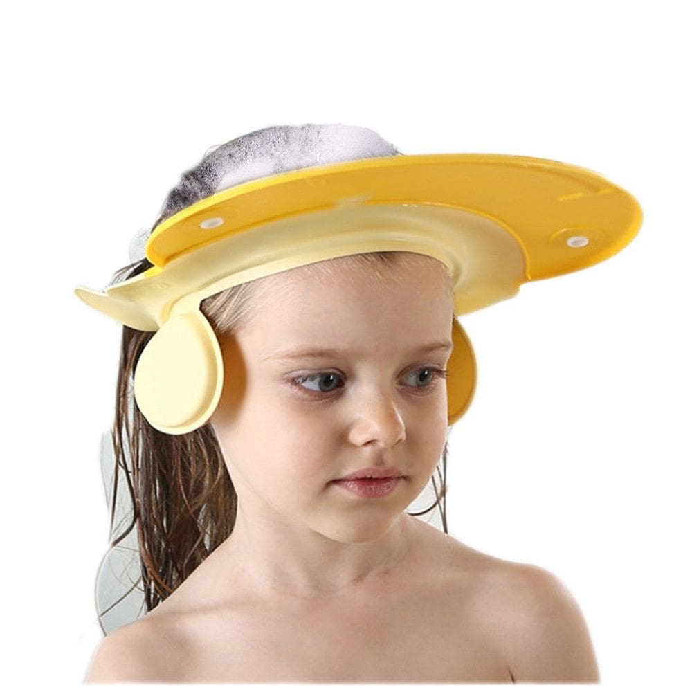 Chápeu Viseira Infantil Protetor de Olhos Hora do Banho, AMTOOCH, Amarelo