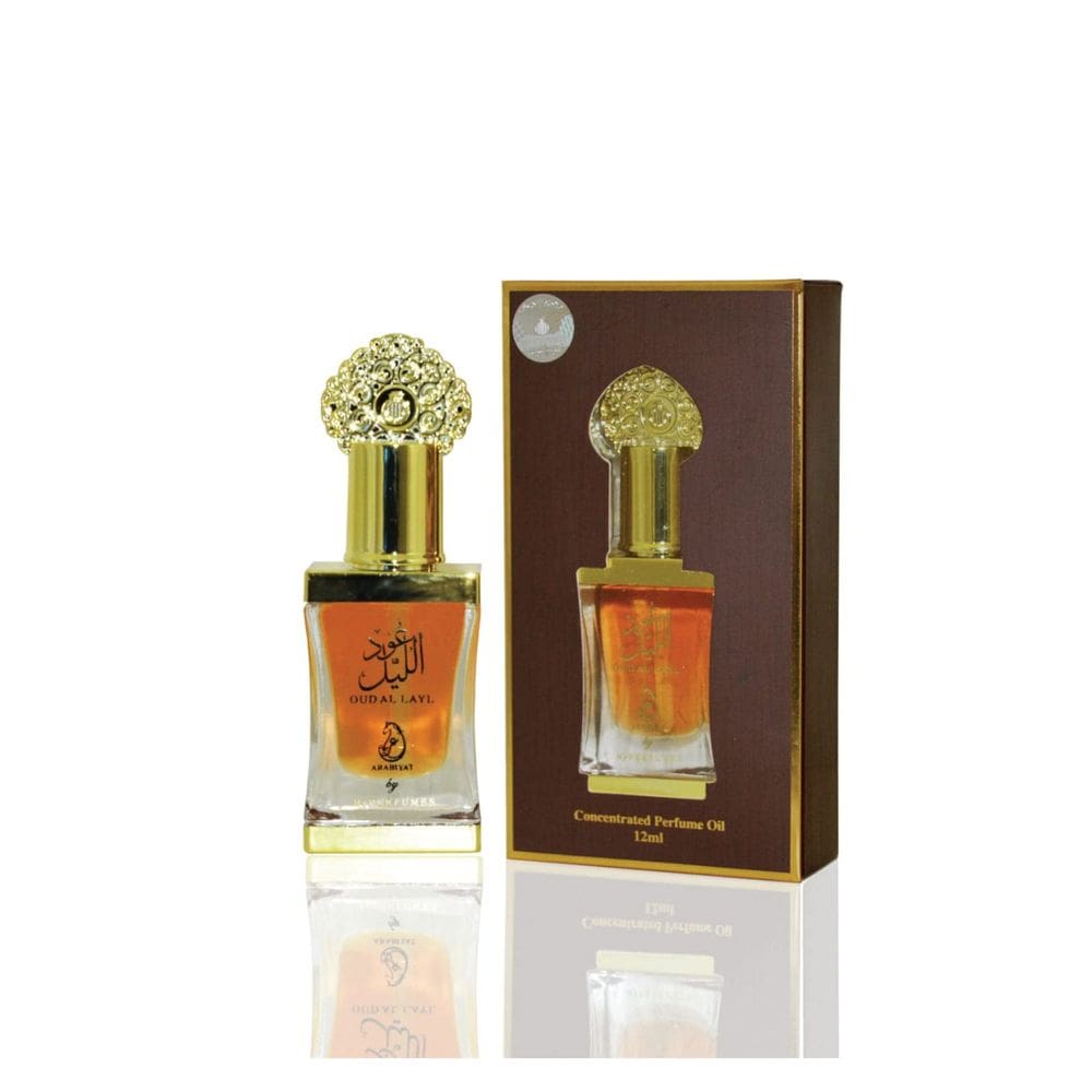 Óleo de perfume concentrado ARABIYAT Oud Al Layl para unissex, 12 ml